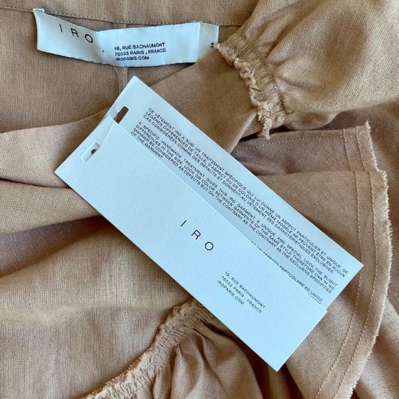 💃🏼5x HP!💃🏼 NWT IRO Musk Linen Ruffle Skirt - Picture 7 of 11